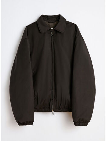 GIUBBOTTO AVENUE PUFFA, CHURCHILL STRIPE MEMBRANE WOOL, small