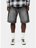 SHORT LANDON, 89EJ Black, destroy wash, splatter, thumb