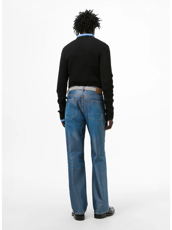 JEANS THIRD CUT, ELECTRIC BLUE WASH, small