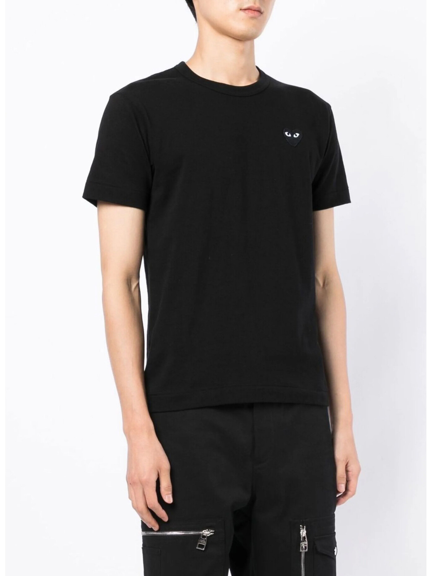Cdg play black heart t shirt shop