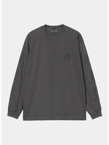 T-SHIRT L/S TERRESTRIAL, 2F1PG BLACK/GRAFITE, small