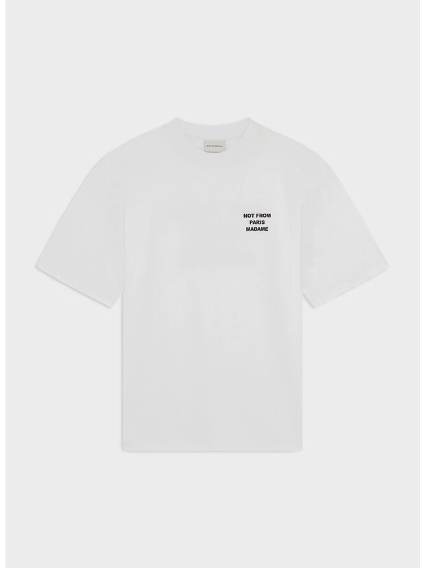 T-SHIRT SLOGAN, OPW OPTIC WHITE, large