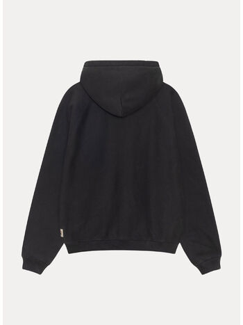 FELPA HOODIE RELAXED, 0034 WASHED BLACK, small