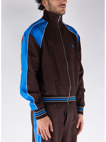 GIACCA COURAGE, 899 DARK BROWN AND BLUE, small