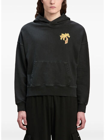 FELPA HOODY BURNING PALM, 1076 BLACK/GOLD, small