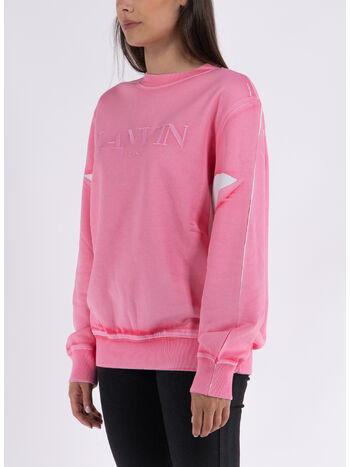 FELPA OVERPRINTED EMBROIDERED LANVIN PARIS, 504 PEONY PINK, small