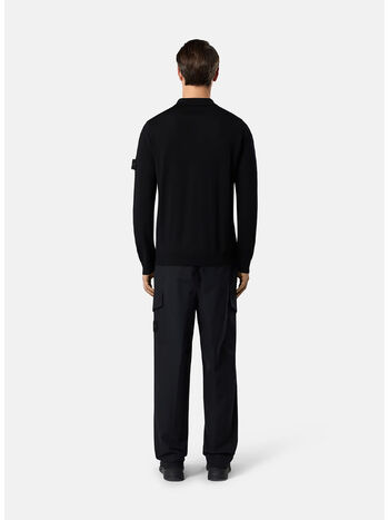 MAGLIONE GIROCOLLO LIGHT RWS PURE WOOL, V0029 BLACK, small