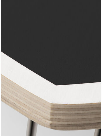 TAVOLO HEART FOLDING, 0D2XX BLACK/WHITE, small