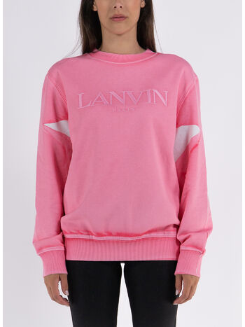 FELPA OVERPRINTED EMBROIDERED LANVIN PARIS, 504 PEONY PINK, small