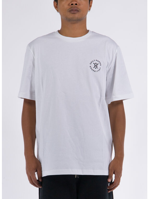 T-SHIRT CIRCLE, WHITE, large