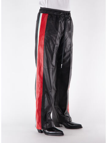 PANTALONE LEATHER TRACK, MULTICOLORED, small