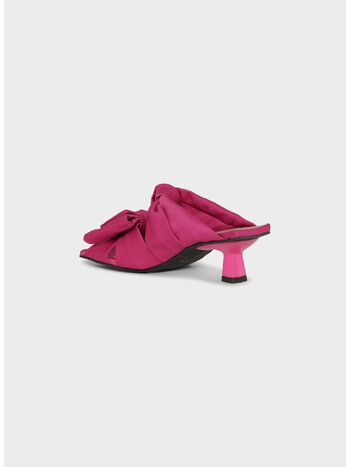 SCARPA SOFT KITTEN HEEL BOW, 487 LOVE POTION, small