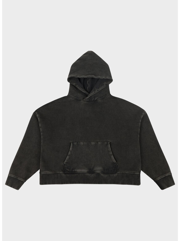 FELPA ARCHIVE HEAVY HOOD UNISEX, 0392 WASHED BLACK , medium