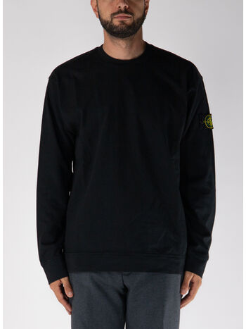 FELPA GIROCOLLO HEAVY COTTON JERSEY, V0029 BLACK, small
