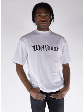 T-SHIRT GOTHIC LOGO PRINT, , small