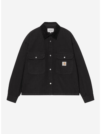 CAMICIA  PRESCOTT, 00EGD Black / Black, garment dyed, small