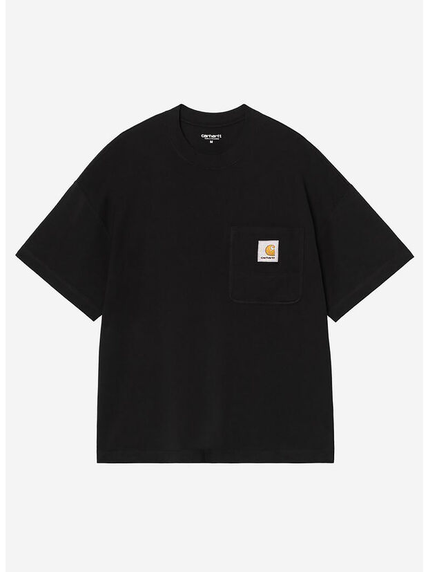 T-SHIRT S/S WORK POCKET, 89XX BLACK, large