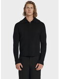 GIACCA KNIT ZIP, 0015 BLACK, thumb