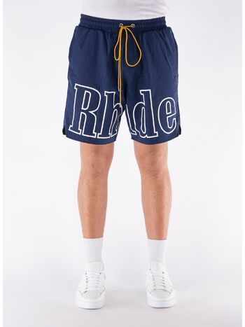 SHORTS SPORTIVO CON LOGO, 0302 NAVY, small