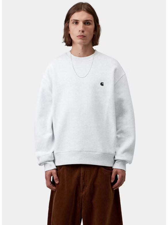 FELPA MACK, 00OXX Ash Heather / Black, medium