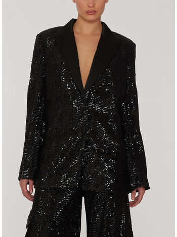 GIACCA SEQUINS OVERSIZED, 1000 BLACK, small