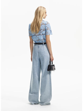 TOP BLUE LACE, BLUE, small