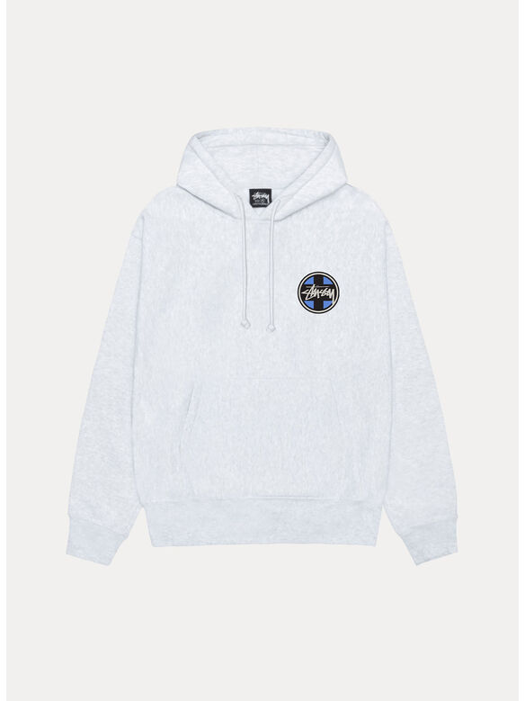 FELPA HOODIE CROSS DOT, 0062 ASH HEATHER, medium
