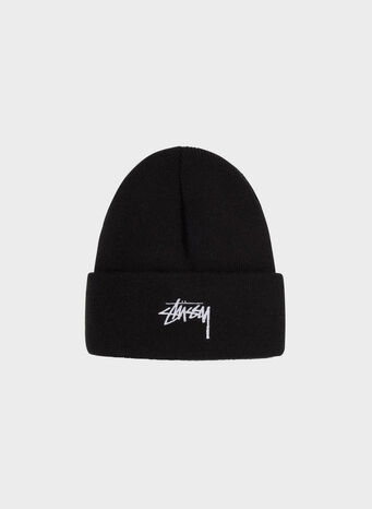 CAPPELLO STOCK CUFF BEANIE, BLACK, small