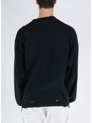 PULLOVER DISTRESSED, BLACK, small
