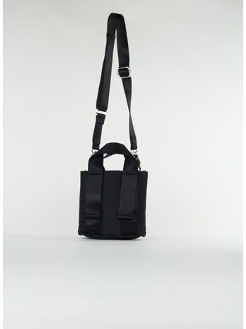 BORSA RECYCLED TECH MINI TOTE, 099 BLACK, small