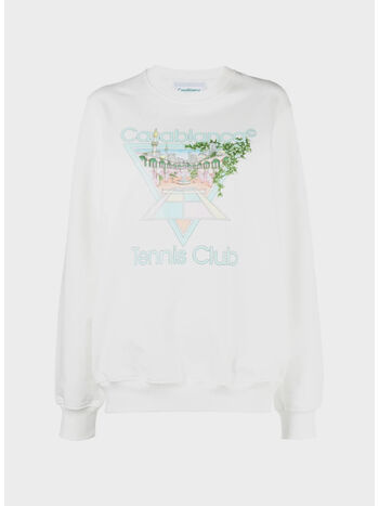 FELPA GIROCOLLO TENNIS CLUB ICON PASTELLE, 09 TENNIS CLUB ICON PASTELLE, small