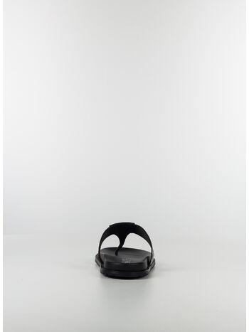 SANDALO MEDUSA GRECA, 2B02B NERO BIANCO , small