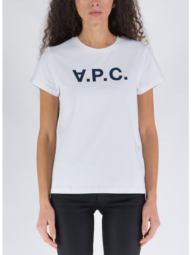 T-SHIRT VPC BLANC F, IAK DARK NAVY, large