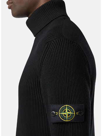 MAGLIONE FULL RIB DOLCEVITA, V0029 BLACK, small