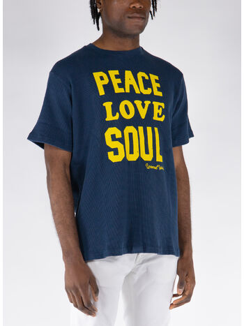 T-SHIRT CON STAMPA, NAVY, small