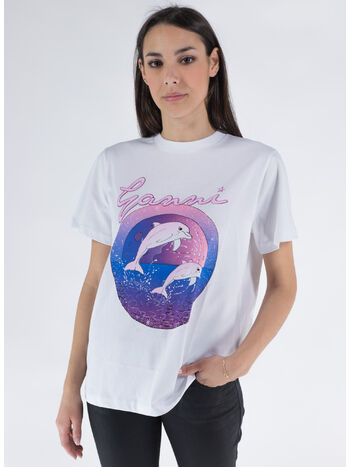 T-SHIRT BASIC JERSEY DOLPHIN, 151 BRIGHT WHITE, small