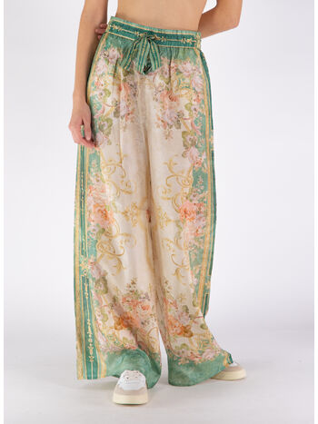 PANTALONE AUGUST RELAXED, KHF KHAKI FLORAL, small