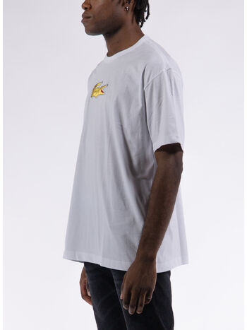 T-SHIRT LOGO, WHITE, small