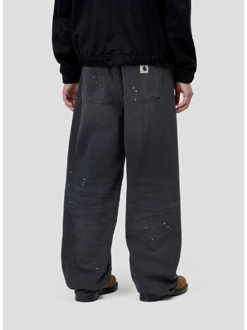 PANTALONE ARIN, 89EJ Black, destroy wash, splatter, small