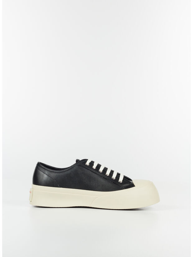 SCARPA PABLO STRINGATA IN PELLE NERA, 00N99 BLACK, large