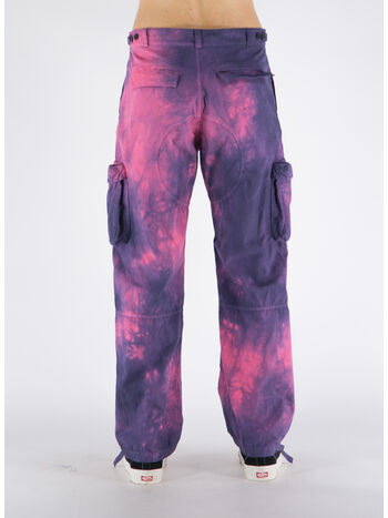 PANTALONE TIE DYE CONTOUR CARGO, 3200FUCHSIANO, small