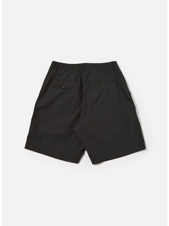 SHORT SPORTIVO PLISSETTATO, BLACK, small