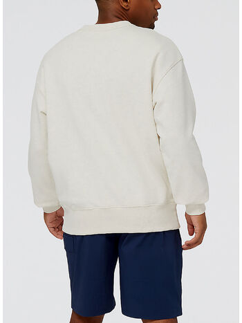 FELPA ATHLETICS SPORTS CLUB CREWNECK, OTH OATMEAL HEATHER, small