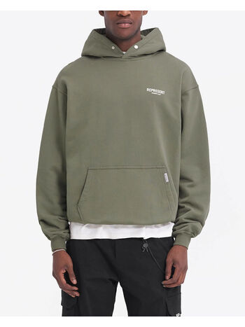 FELPA HOODIE REPRESENT OWNERS CLUB, 07 OLIVE, small