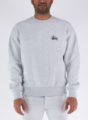 FELPA BASIC CREW, ASHHEATHER, small
