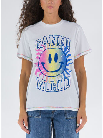 T-SHIRT SMILEY, 151 BRIGHT WHITE, small