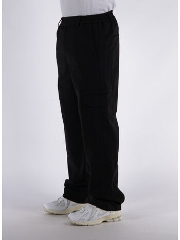 PANTALONE RELAXED, 01 BLACK, small