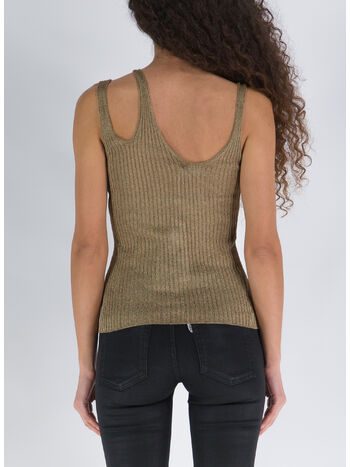 TOP SAGA METALLIC RIB CUT OUT, MARIGOLD, small