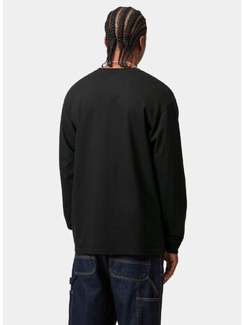 T-SHIRT L S CHASE, 00FXX Black / Gold, small