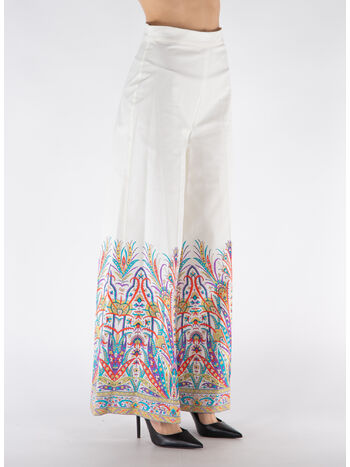 PANTALONE IN COTONE CON STAMPA, X0800, small